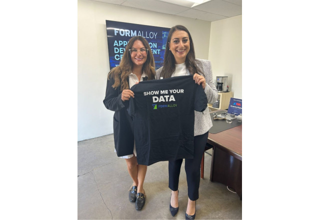 FormAlloy CEO Mel Lang and Congresswoman Sara Jacobs