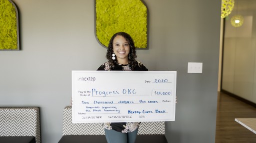 Nextep Charitable Foundation Donates $10,000 to Progress OKC to Support Local Black Community