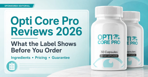 Opti Core Pro Reviews 2026: Could This Simple Once-Daily Formula Finally Be the Vision-Wellness Upgrade You've Been Looking For?
