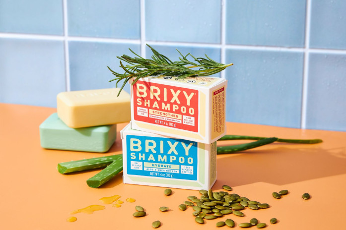 BRIXY's new shampoo bars