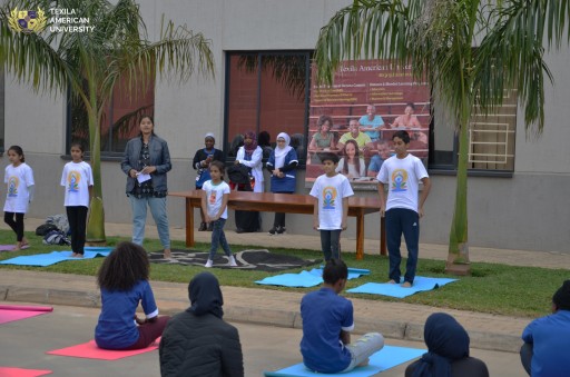 International Yoga Day Commemoration at Texila American University-Zambia