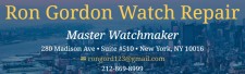 Ron Gordon Watch Repair NYC