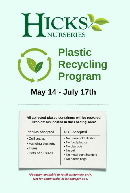 Hicks Nurseries Recycling Program