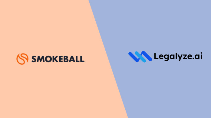 Smokeball and Legalyze.ai logos mark their tech partnership to boost law firm efficiency with AI.