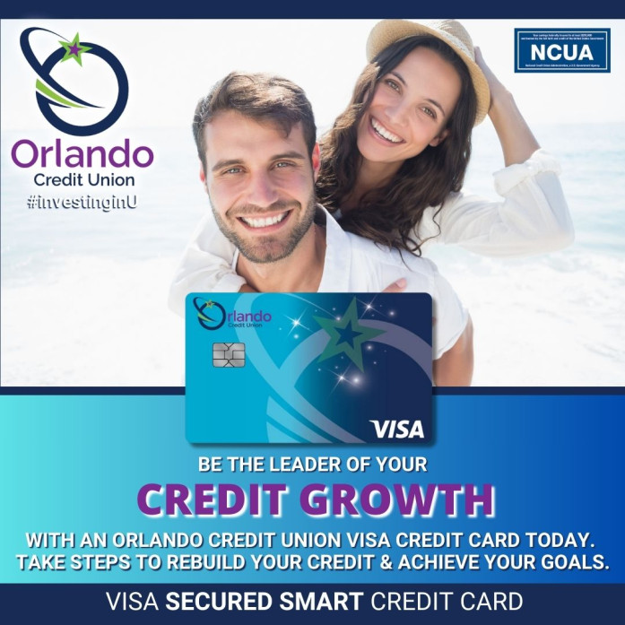 Apply for Orlando Credit Union's Secured VISA Smart Credit Card.