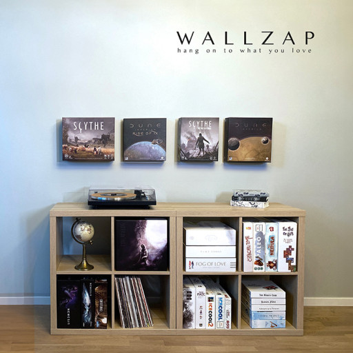 WALLZAP Resolves Age-Old Board Game Storage & Display Debate, Gaining Strong Kickstarter Support