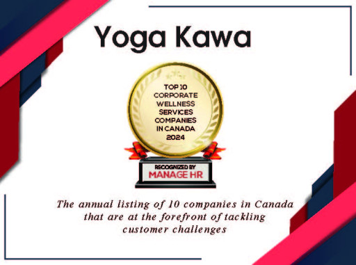 Yoga Kawa Named Top Corporate Wellness Services Company in Canada 2024