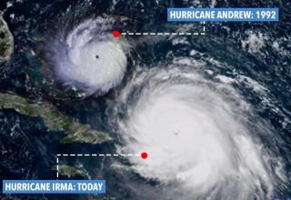 Growing Storms: Hurricane Irma vs Hurricane Andrew