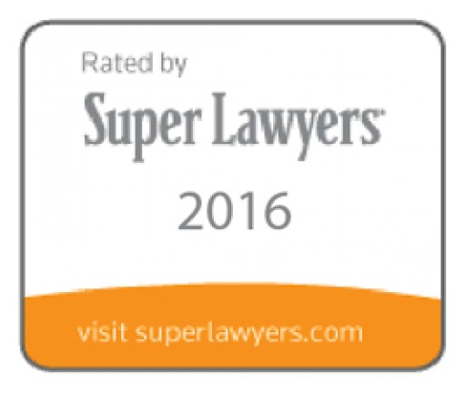 Keith A. Gantenbein, Jr. Selected SUPER LAWYER Rising Star 2016, for the Second Consecutive Year