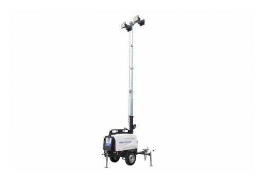 Larson Electronics Releases 25' Telescoping Tower With 6000W Generator, Water-Cooled Diesel Engine