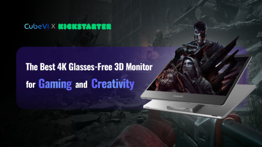 CubeVi P1: 4K Glasses-Free Monitor for Gaming and Creativity