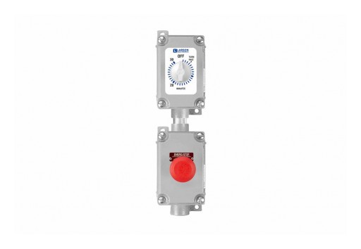 Larson Electronics Releases Explosion-Proof Timer Switch With 30-Min Timer and E-Stop, 120-277V