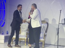 CEO of iCEIBA receives the Start-Up Competition Award during City Gala evening