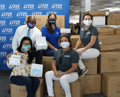 FOH Health Essentials™ Donates Over Half a Million Masks to the United Teachers of Dade