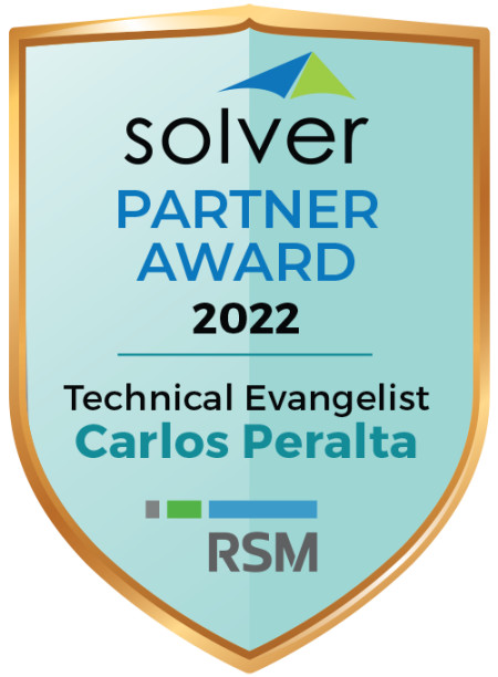 Solver 2022 Technical Evangelist Award