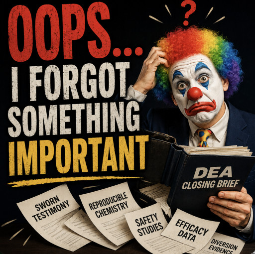 The Games DEA Attorneys Play: What Marijuana Rescheduling Closing Brief Didn't Tell Judge Julius