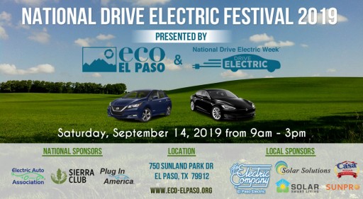 Eco El Paso is Proud to Host El Paso's 1st National Drive Electric Festival