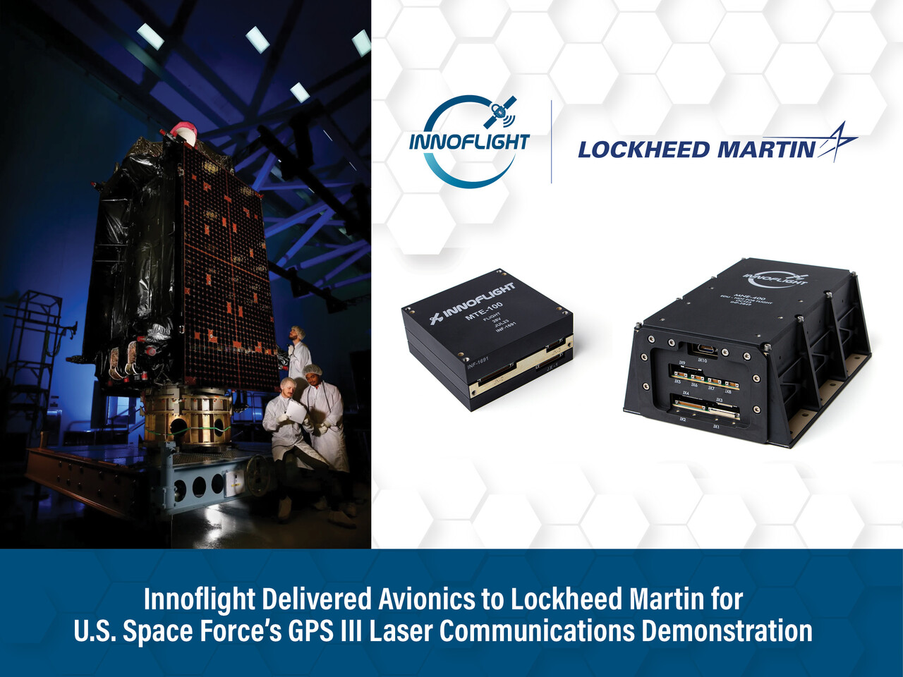 [Satellite picture: courtesy of Lockheed Martin]