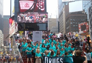Times Square, New York: Foundation for a Drug-Free World 