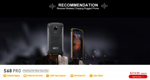DOOGEE S68 Pro: The World's First Wireless, Reverse-Charging, Rugged Smartphone