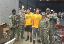 Scientologists are helping alongside the National Guard