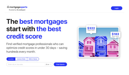 CreditXpert Launches MortgageXperts, a Search Engine That Helps Real Estate Professionals Find Mortgage Partners Committed to Optimizing Borrower Credit Scores
