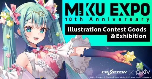 pixiv and Crypton to bring a Hatsune Miku exhibition to LA, which will feature a figure inspired by renowned illustrator Rosuuri's artwork, available for purchase