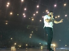 Drake performing Elevate with Lucie micro drones