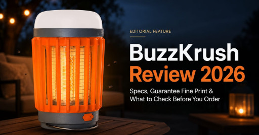 BuzzKrush Bug Repellent Lamp Reviews 2026: Is This the Spray-Free Outdoor Upgrade Mosquito-Weary Buyers Have Been Searching For?