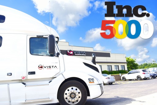 Vista Trans Holding Inc. Has Been Selected for the 2018 Inc. 5000 Top Companies List for the Second Year