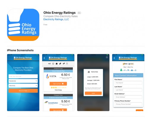 Ohio Energy Ratings Launches Ohio Mobile Shopping Apps