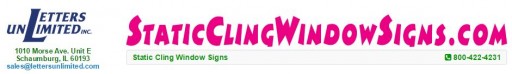 Make The Best Of Your Windows With Cling Signs