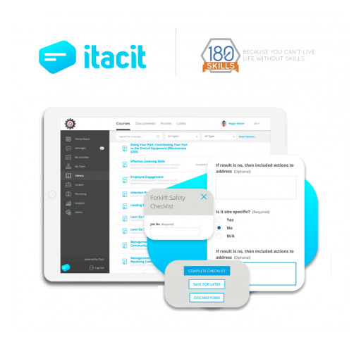 iTacit Adds Leading Manufacturing and Employability Training by 180 Skills to Award-Winning Platform