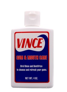 VINCE Gum and Mouth Care - Oral Rinse and Dentifrice 