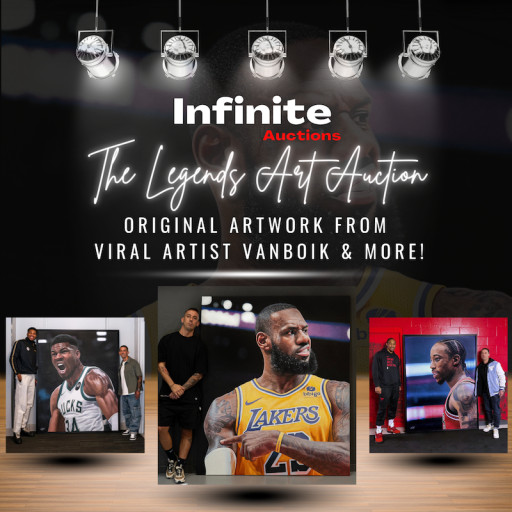 MDCE's Infinite Auctions Unveils "The Legends Art Auction" - A Nearly $3 Million Showcase of Stan Lee-Signed Masterpieces and Viral Sports Art Phenomena