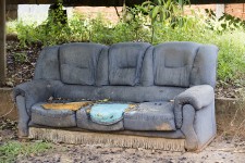 Discarded Old Couch