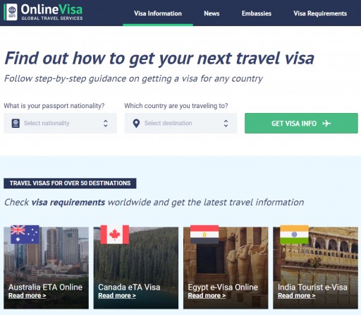 Everything Travelers Need to Know About Visas From Around the World at Onlinevisa.com