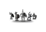 Silver Warrior Figurines