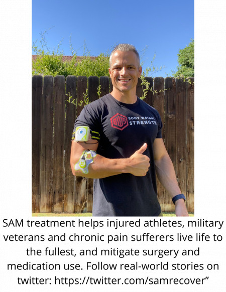 SAM treatment helps injured athletes, military veterans and chronic pain sufferers