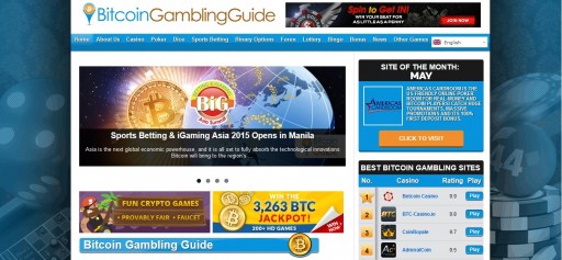 'Bitcoin Gambling Guide' Pushes Ahead With Over 400 Bitcoin Gambling Platform Reviews