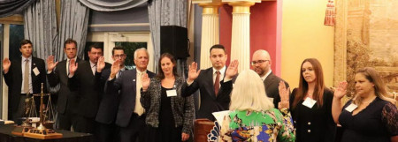 Caitlin Szematowicz Sworn in as President of the Barney Masterson American Inn of Court