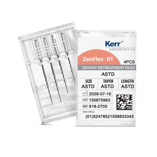 Every Tooth Deserves a Second Chance. Kerr Dental Introduces ZenFlex(TM) RT Rotary Retreatment File System