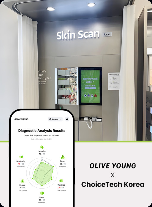 ChoiceTech Korea (CTK) Powers AI Skin Diagnostics at Retail Scale as Olive Young's "SKIN SCAN" Surpasses One Million Uses