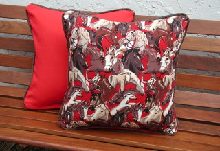 Red Horse Pillows