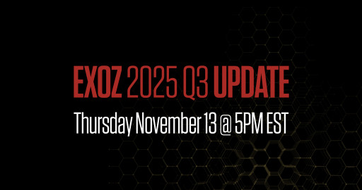 eXoZymes Provides Third Quarter 2025 Update at 5PM EST Today