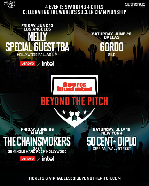 Sports Illustrated Beyond the Pitch: SI Introduces a Four City VIP Event Series This Summer Surrounding The World's Soccer Championship