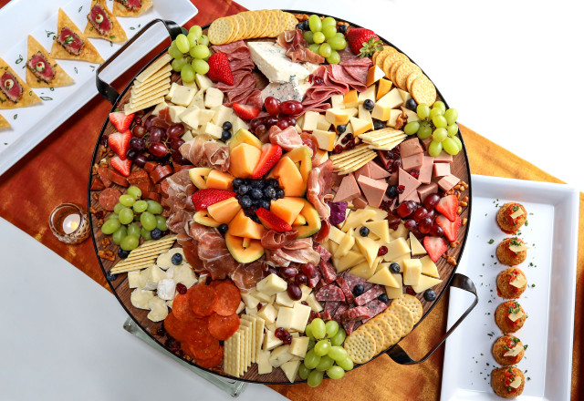 Artisanal Charcuterie & Cheese Board Display