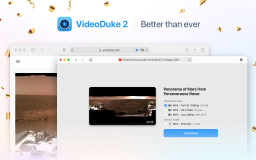 VideoDuke 2.0 Release Supports M1 Chips and More Websites