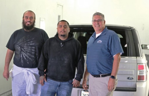 Mike's Auto Body Happily Inherits USI Booth at New Location