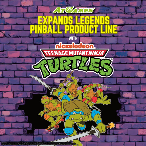 AtGames® Expands Legends Pinball Line with Paramount Partnership, Adding  Teenage Mutant Ninja Turtles Table